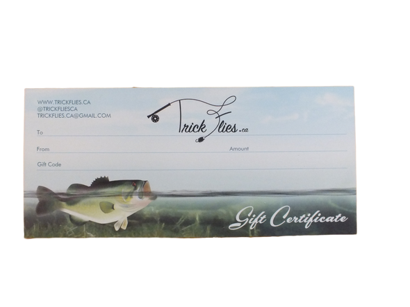 Trickflies.ca Physical Gift Certificate - Trickflies