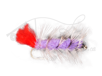 Woolly Worm Purple - Trickflies.ca