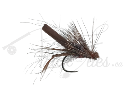 Elk Hair Caddis Foam Body Brown  - Trickflies.ca