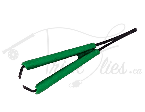 Line Nipper Tungsten Carbide Tipped With Eyelet Needle Green - Trickflies.ca