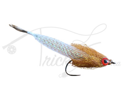 Mylar Hair Minnow Brown - Trickflies.ca
