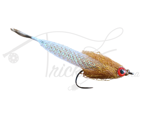 Mylar Hair Minnow Brown - Trickflies.ca