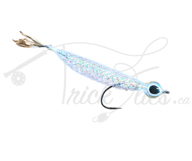 Mylar Minnow White - Trickflies.ca