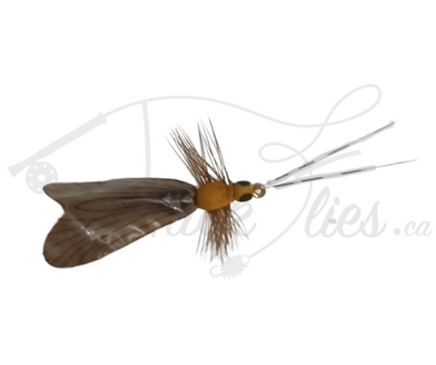 Realistic Adult Caddis Brown