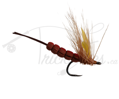 Realistic Feather Wing Mayfly Brown - Trickflies.ca