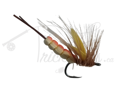 Realistic Feather Wing Mayfly Yellow - Trickflies.ca