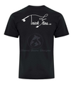 Trickflies.ca T-Shirt Black Men's Back - Trickflies.ca
