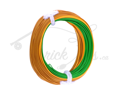 Pro-Drift Weight Forward Floating Line Green/Orange/Tan - Trickflies
