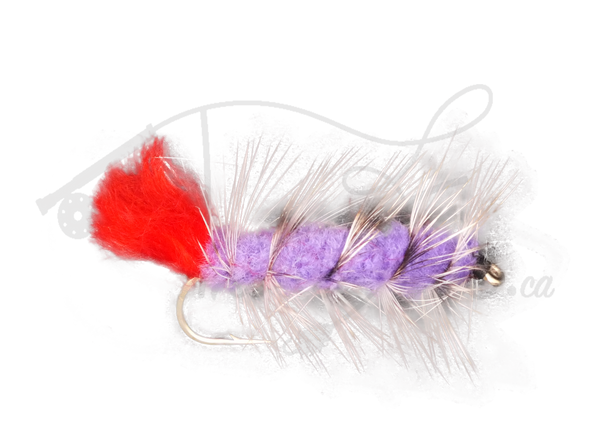 Woolly Worm Purple - Trickflies.ca